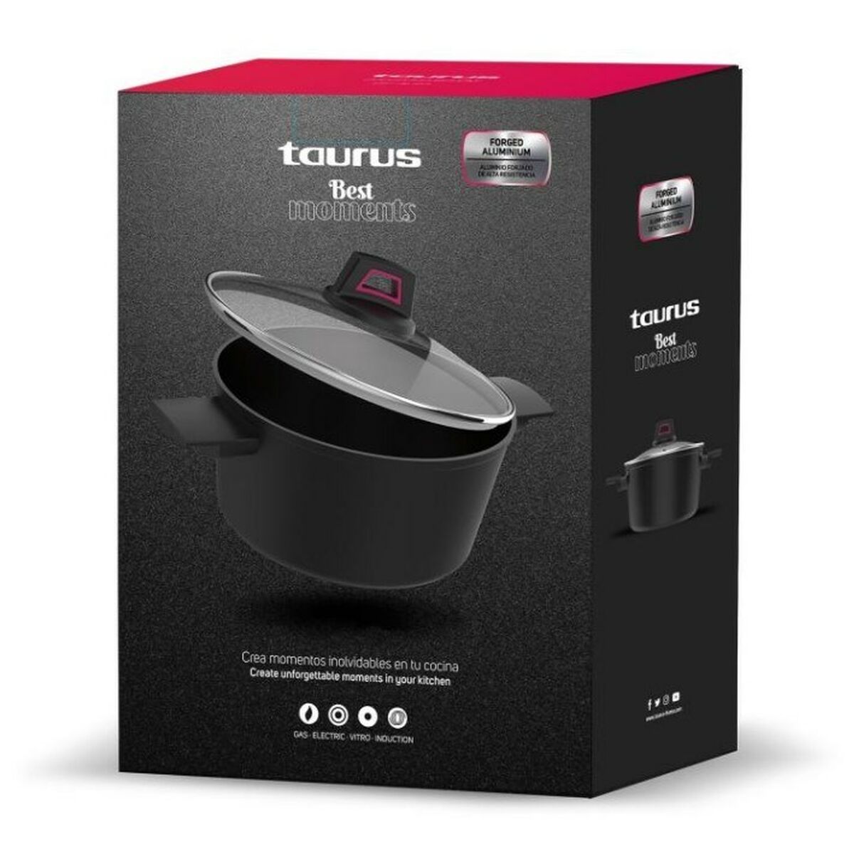 Casseruola con coperchio Taurus KCK4028 1 L 4 S7610911_2