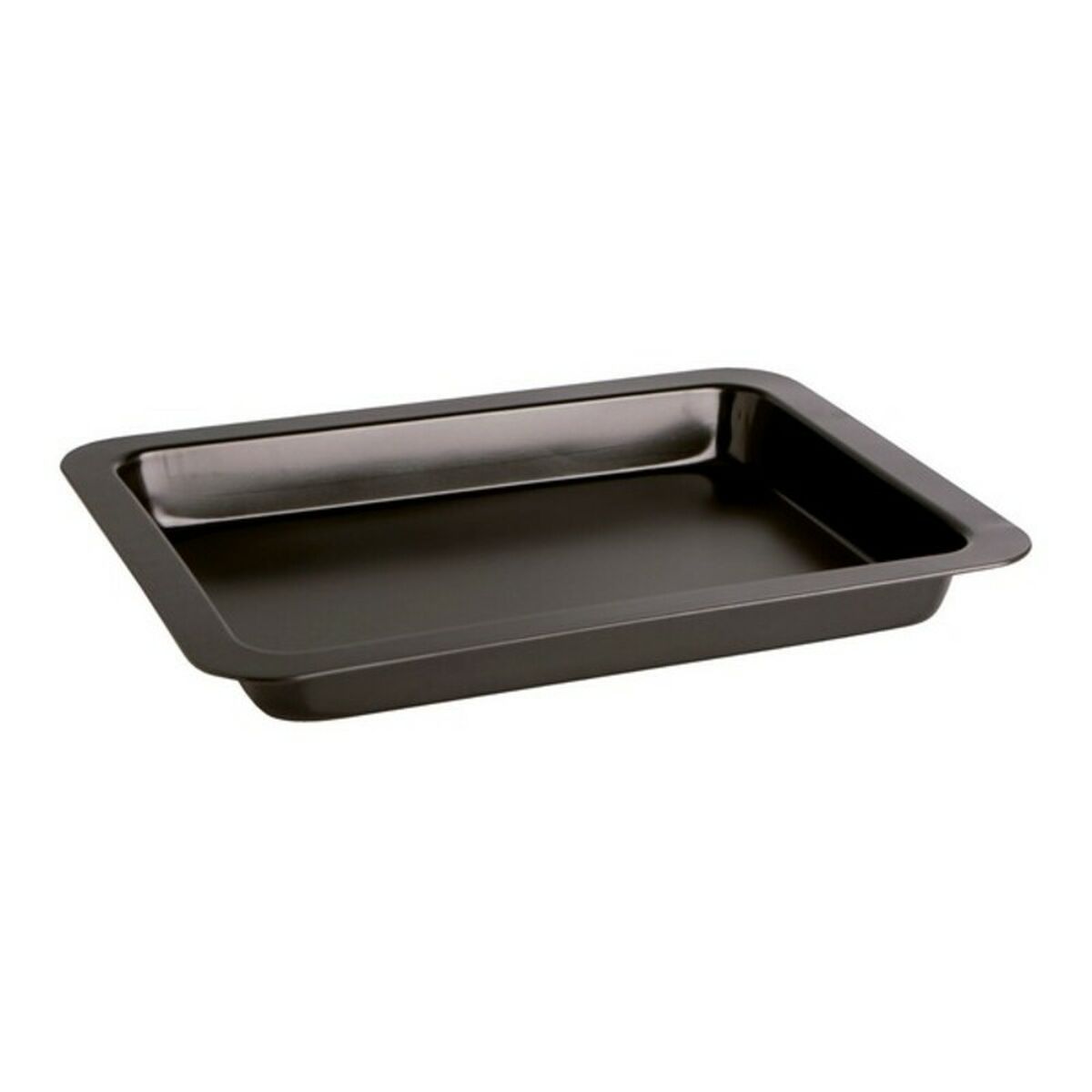 Teglia Antiaderente da Forno Quid Sweet Grey Nero Metallo 42 x 32 x 4 cm 2 S2701613_0