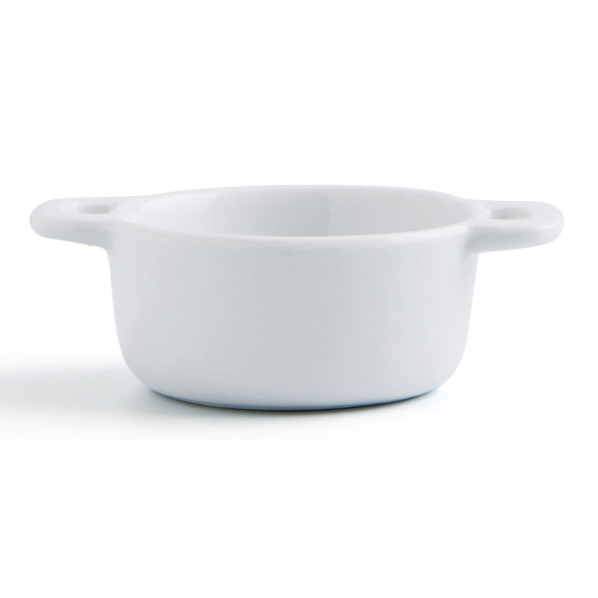 Set da Aperitivo Quid Gastro Fun Bianco Ceramica 10 x 7 x 4 cm (12 Unità) 3 S2704602_1