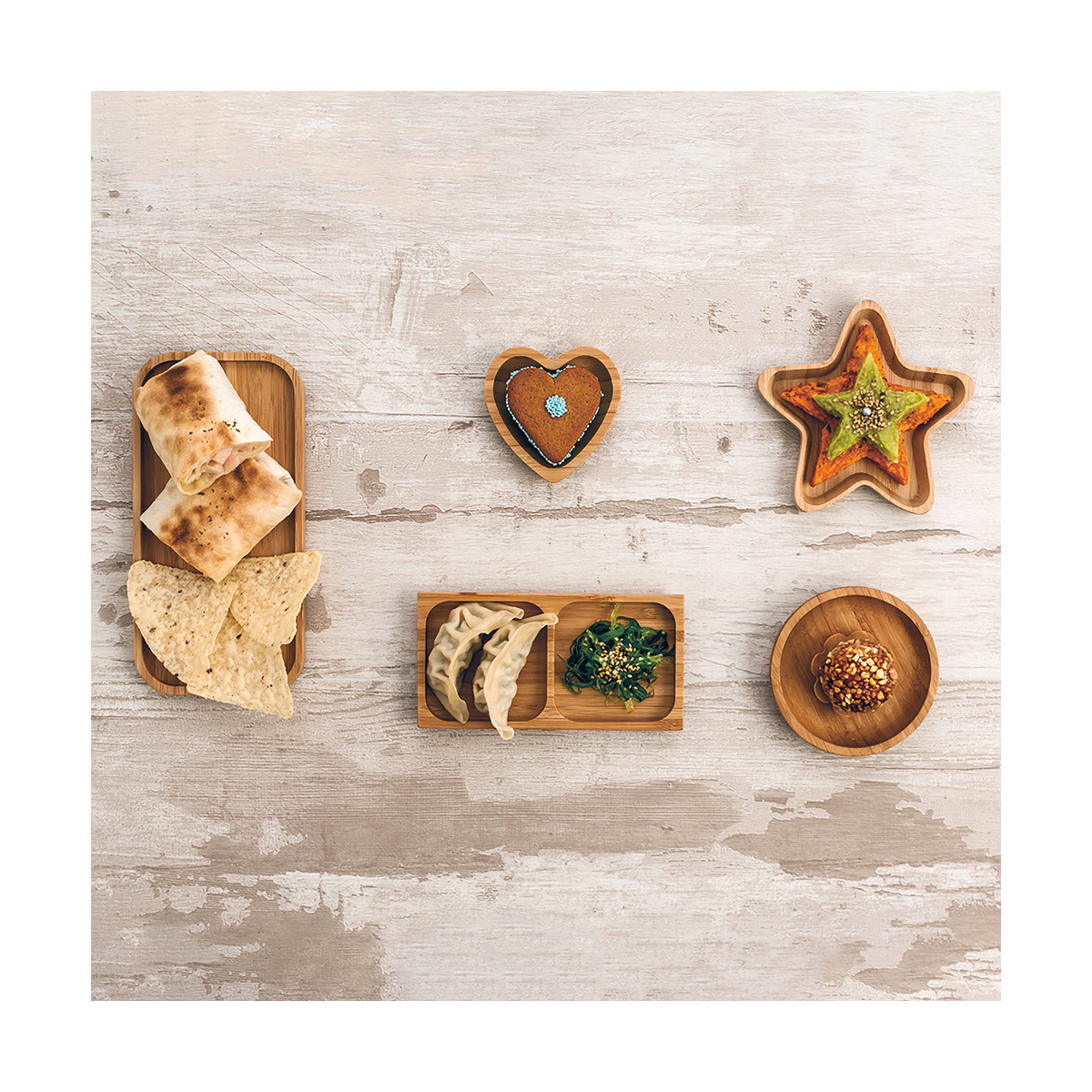 Tagliere da Cucina di Bambù Quid Select Legno Marrone 3 S2705580_1