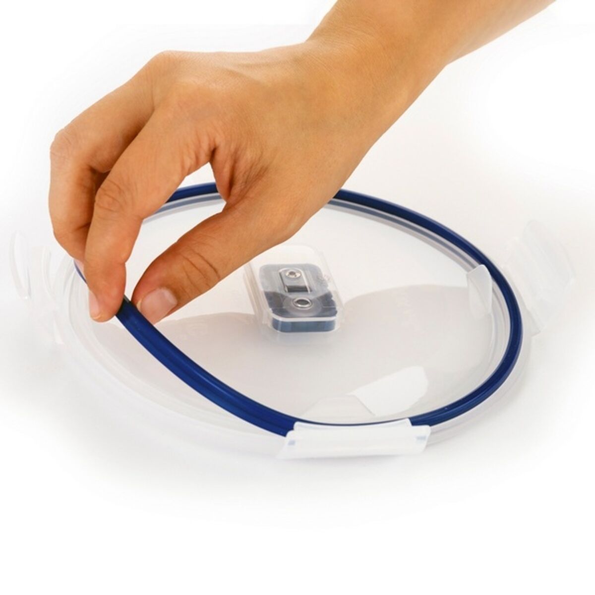 Set di scatole porta pranzo Luminarc Pure Box Active (5 pcs) Bicolore Vetro 43 x 32 x 18 cm (5 Unità) 7 S2701378_5