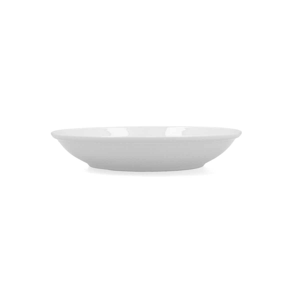 Piatto Fondo Bidasoa Glacial Coupe Ceramica Bianco (21 cm) (Pack 6x) 2 S2704950_0