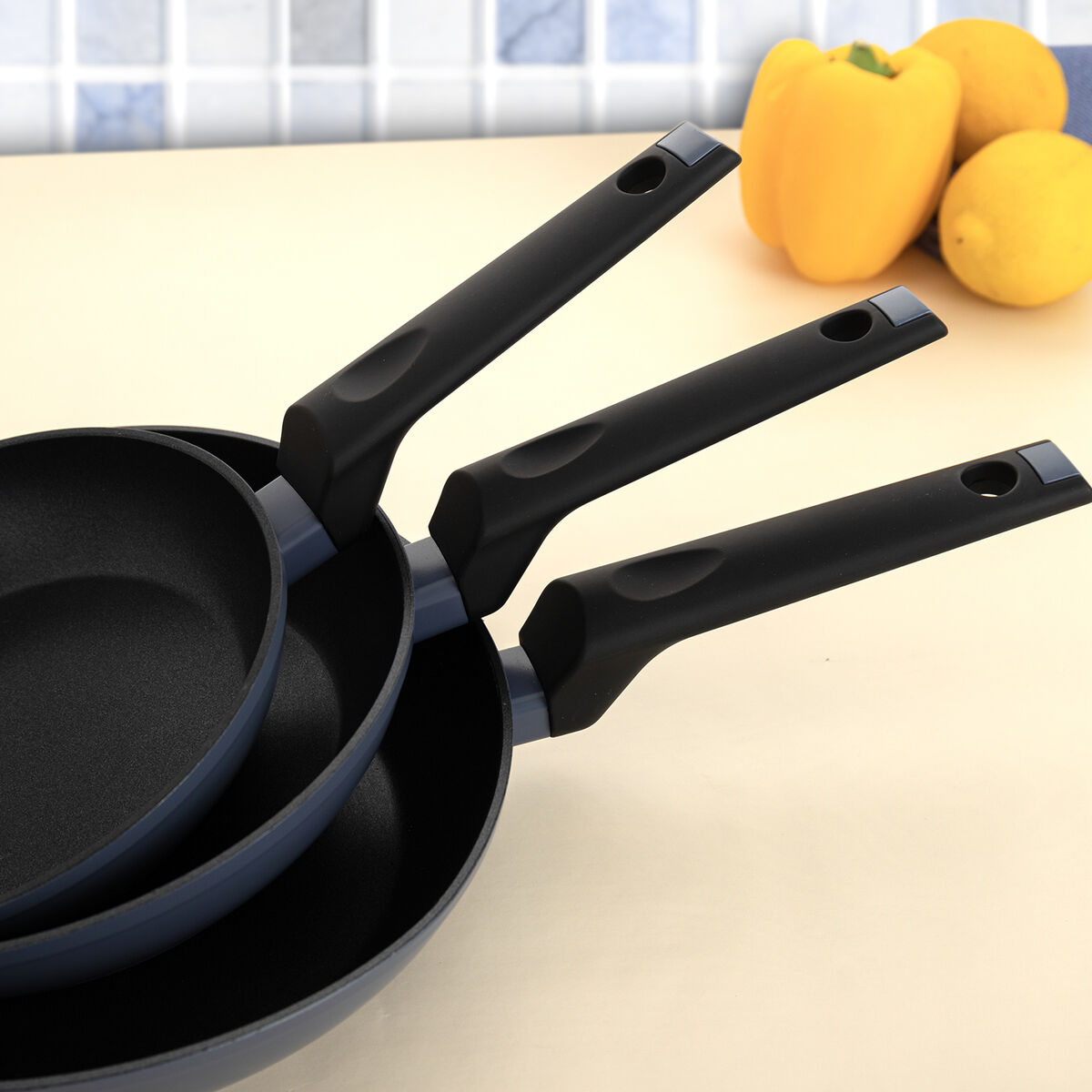 Set di padelle Bidasoa Horizonte 3 Pezzi Alluminio Forgiato 5 S2710034_3