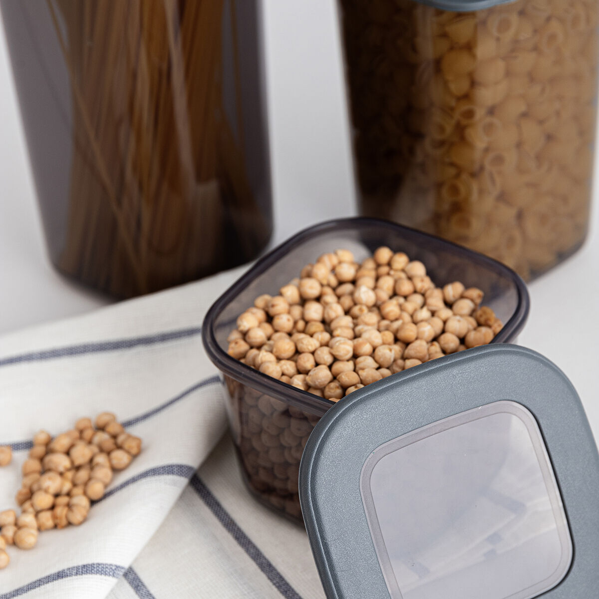 Contenitore per Conservare gli Alimenti Quid City Grigio 1,75 L Con coperchio (12 Unità) 6 S2710691_4