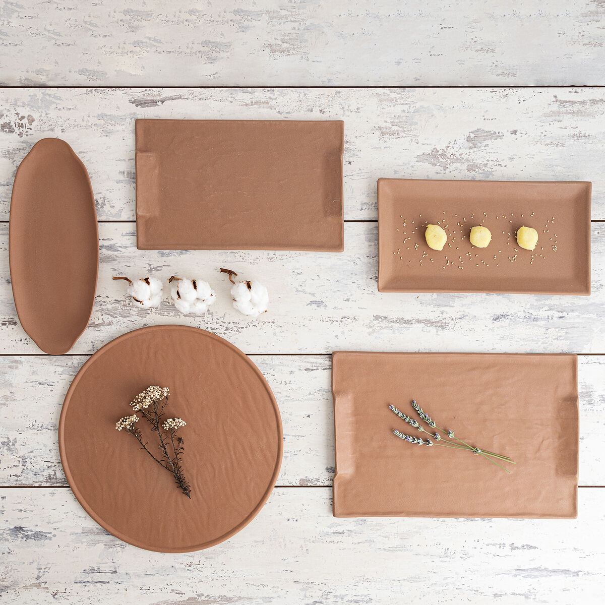 Sotto Piatto Quid Mineral Terracotta Ceramica 33 cm (6 Unità) 4 S2710967_2