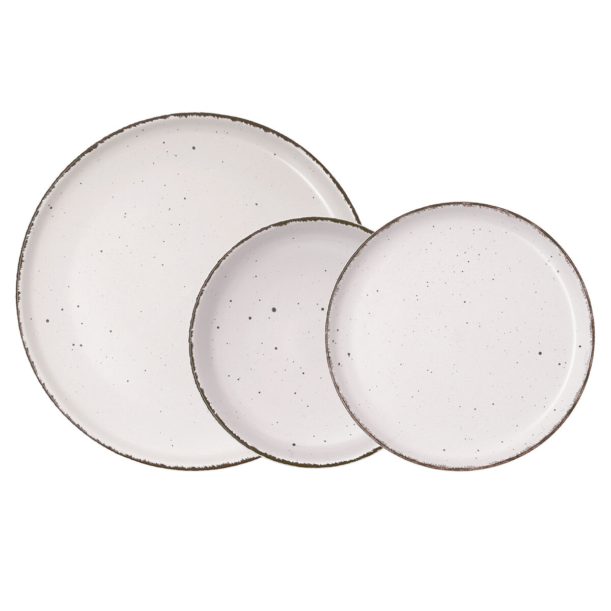 Set di Stoviglie Quid Duna Beige Ceramica 12 Pezzi 2 S2710774_0