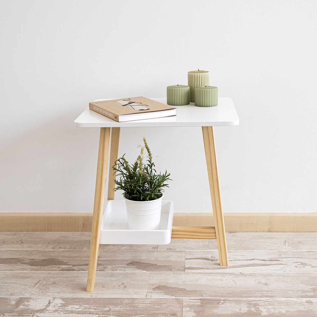 Comodino Vinthera Moa Bianco Plastica 43 x 38 x 48 cm 4 S2711072_2