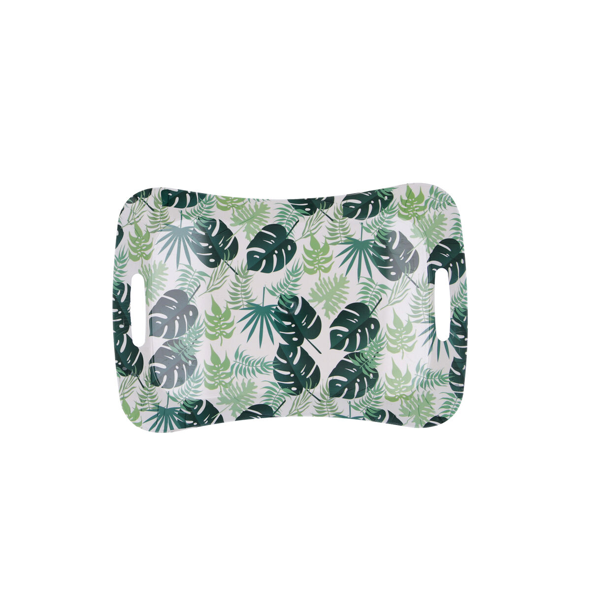 Vassoio per la colazione Quid Habitat Multicolore Plastica 33,5 x 23 x 3,5 cm Con manici Fogli (12 Unità) 3 S2710850_1