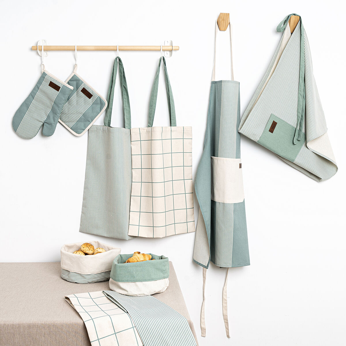 Cestino per il Pane Vinthera Okapi Bicolore Tessile 20 cm Materiale riciclato 6 S2711722_4