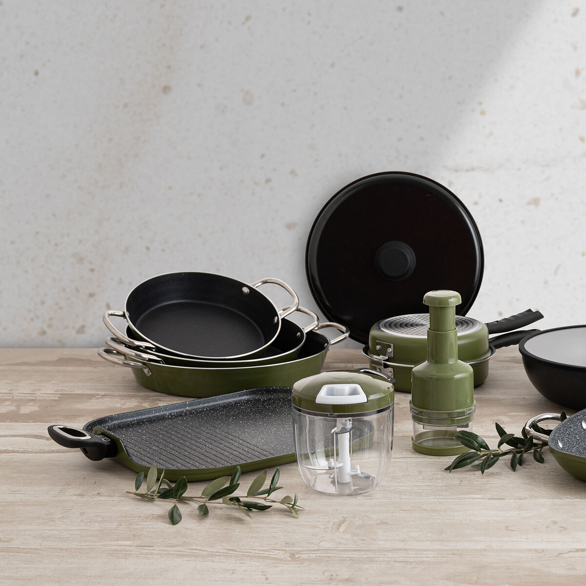 Piastra per Arrostire Quid Naturalia Nero Metallo 39 x 28 cm (6 Unità) 3 S2711422_1