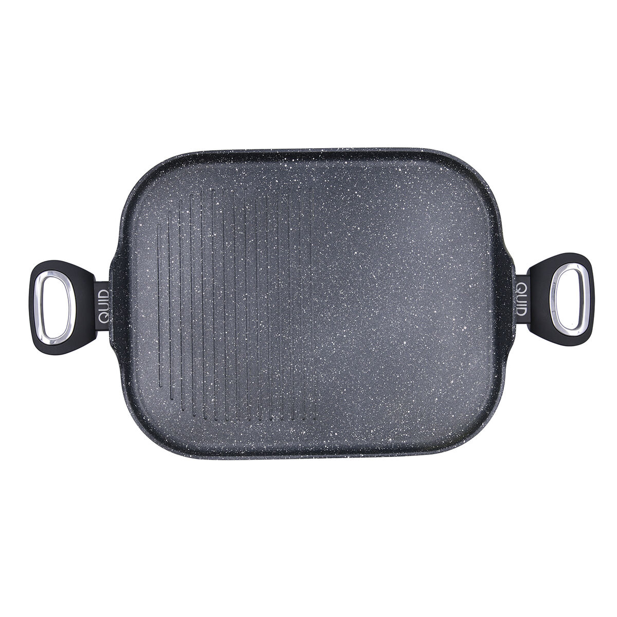 Piastra per Arrostire Quid Naturalia Nero Metallo 39 x 28 cm (6 Unità) 7 S2711422_5