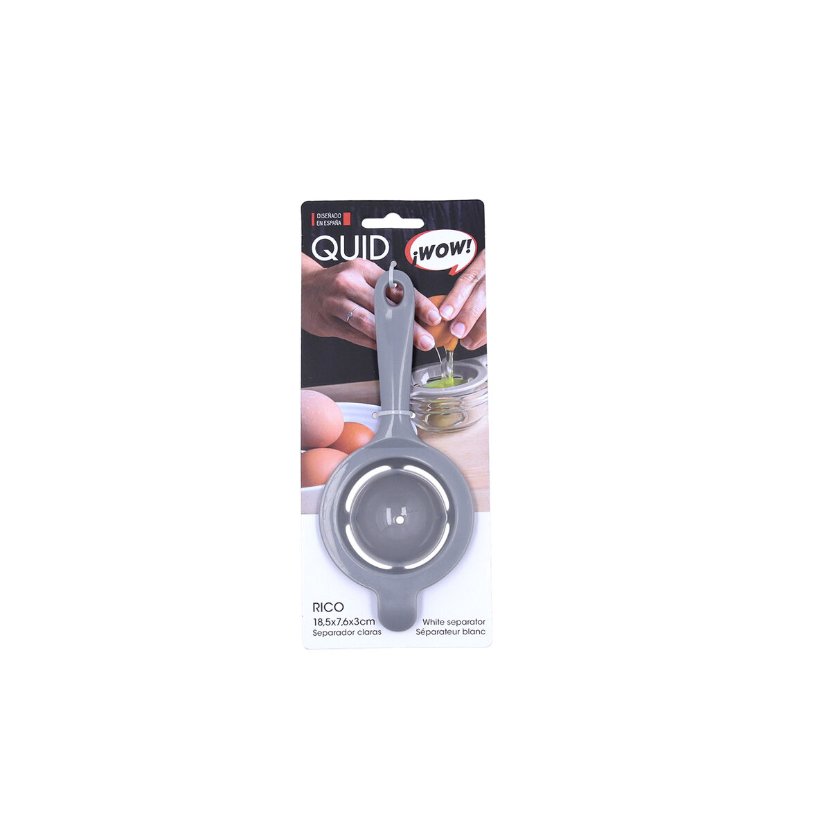 Separatore di albume d'uovo Quid Rico 18,5 x 7,6 x 3 cm (24 Unità) 6 S2711932_4