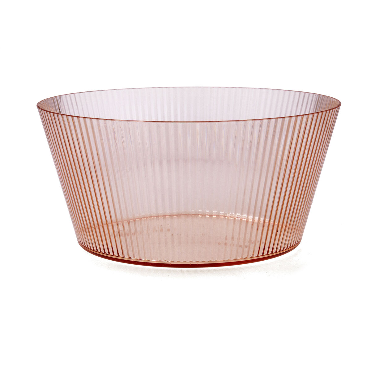 Insalatiera Quid Sunset Coral Corallo Plastica Ø 25 cm (12 Unità) 3 S2711838_1