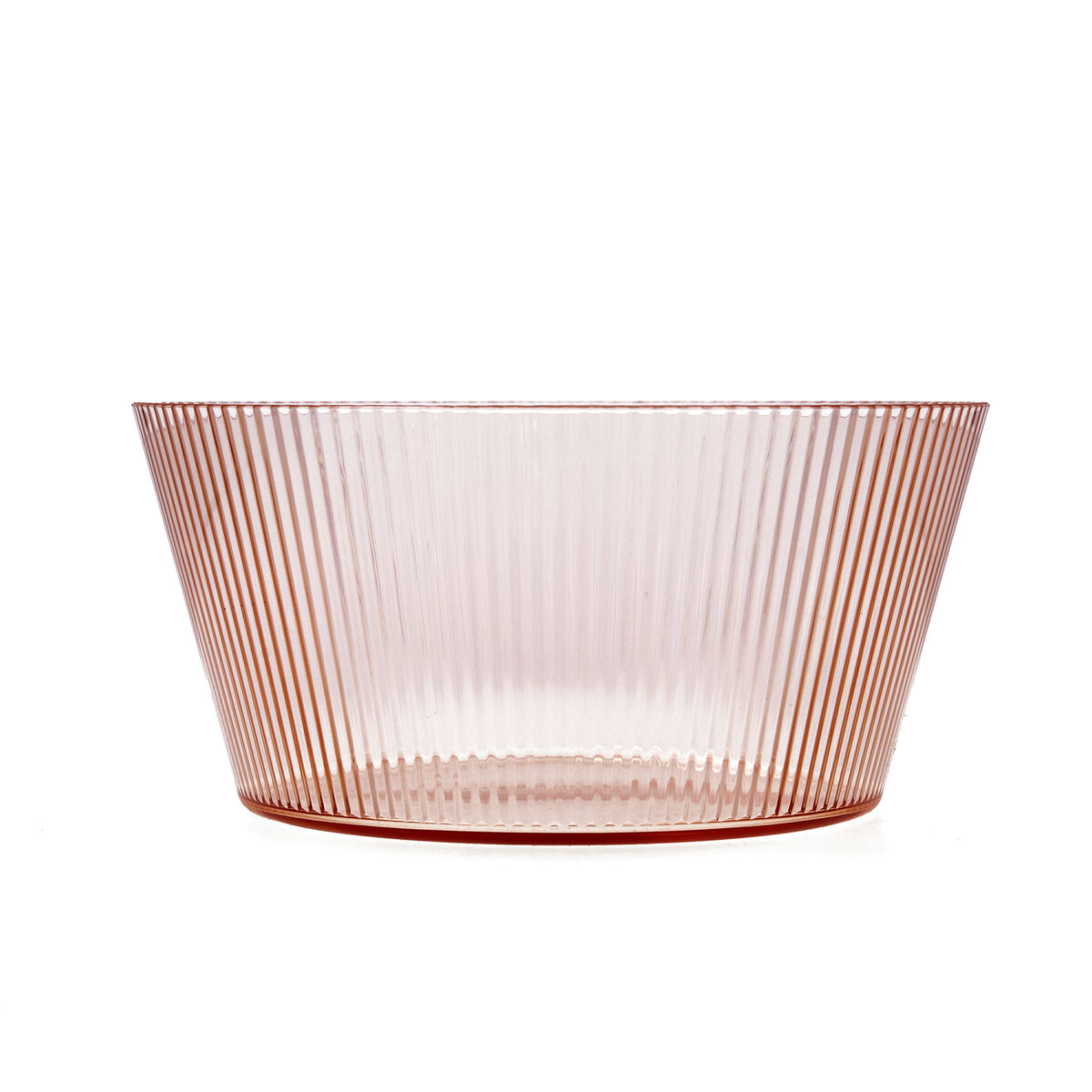 Insalatiera Quid Sunset Coral Corallo Plastica Ø 25 cm (12 Unità) 4 S2711838_2