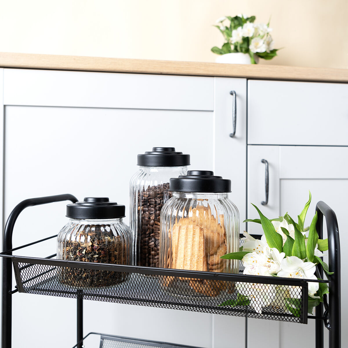 Vaso Quid Maison Trasparente Vetro 1,25 L (6 Unità) 3 S2711814_1