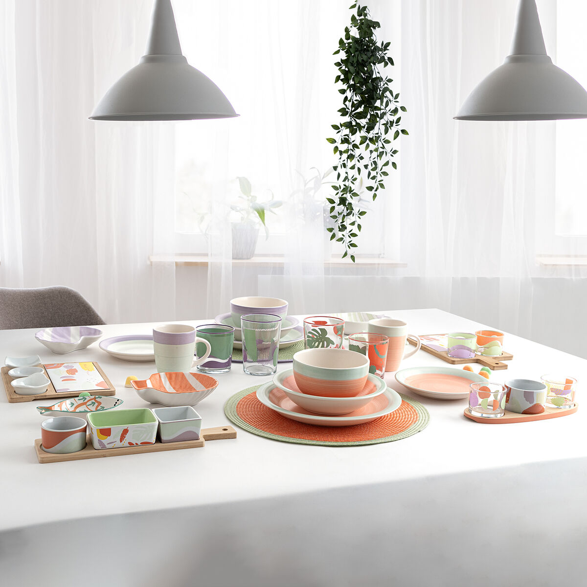 Ciotola Quid Kaleido Corallo Ceramica Conchiglia 16 x 14 x 4 cm (4 Unità) 3 S2711434_1