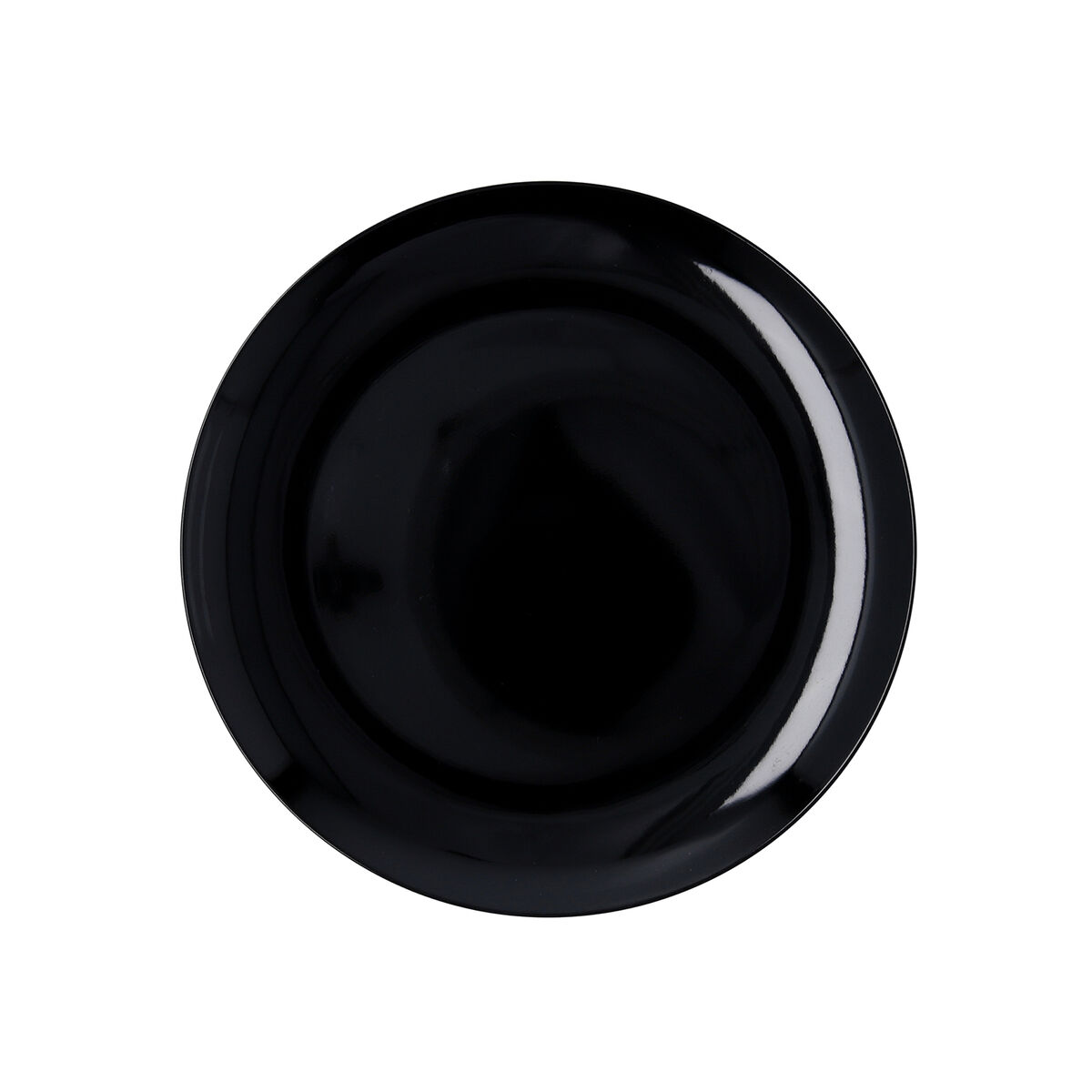 Piatto da pranzo Quid Select Basic Nero Melammina Ø 25 cm (24 Unità) 7 S2712223_5