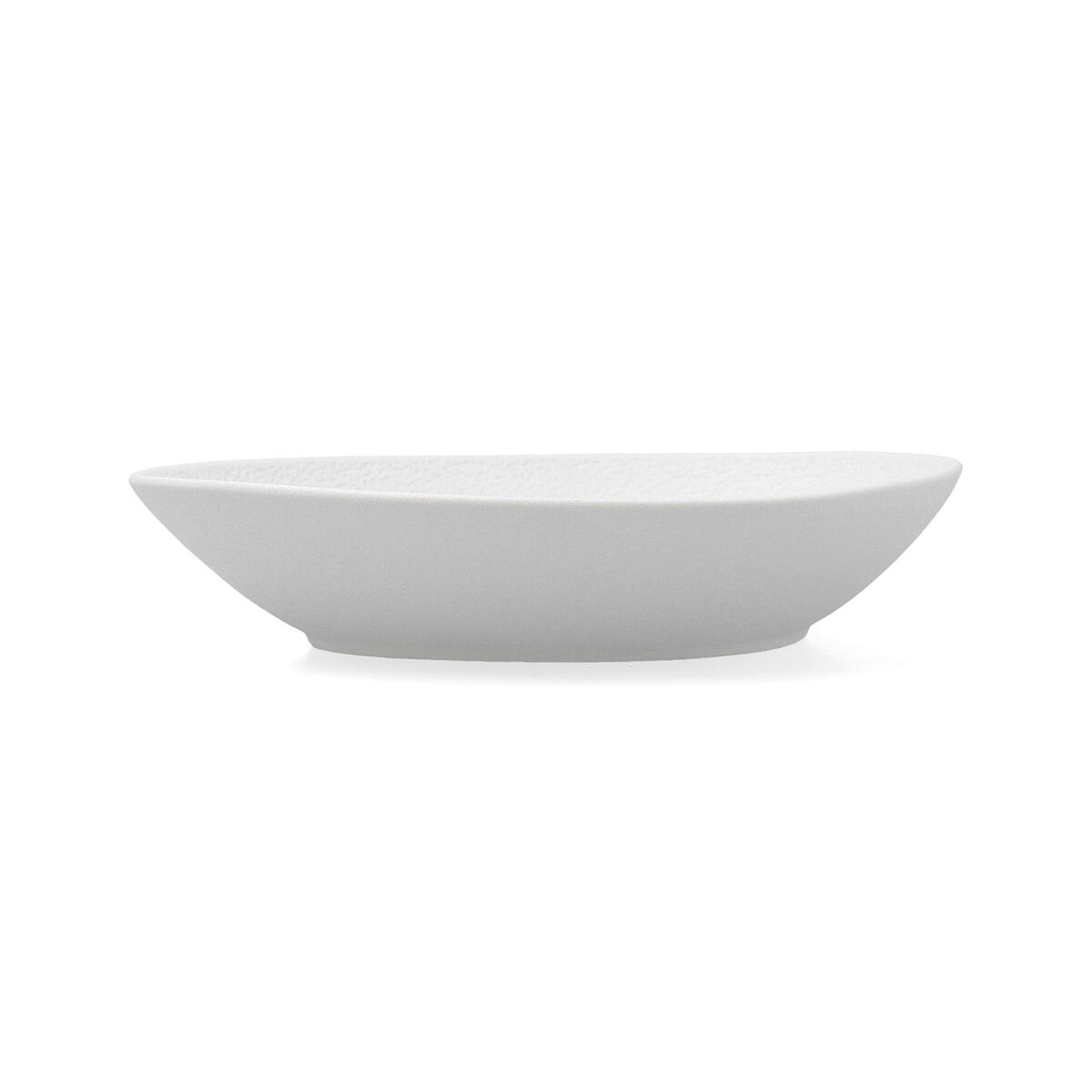 Piatto Fondo Bidasoa Fosil Bianco Ceramica Ovale 22 x 19,6 x 4,5 cm (6 Unità) 8 S2711830_6