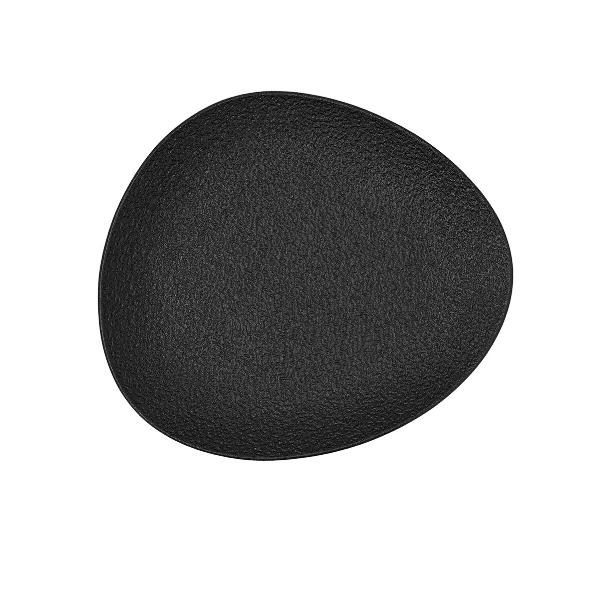 Piatto da pranzo Bidasoa Fosil Nero Ceramica Ovale 22,8 x 20,1 x 2,2 cm (9 Unità) 3 S2711606_1