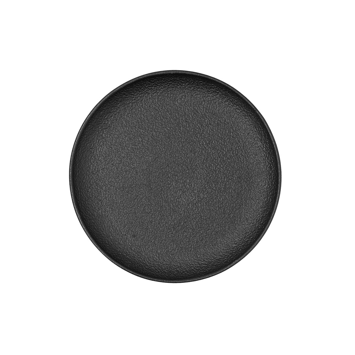 Piatto da pranzo Bidasoa Fosil Nero Ceramica 21,3 x 21,2 x 2,2 cm (8 Unità) 3 S2711622_1