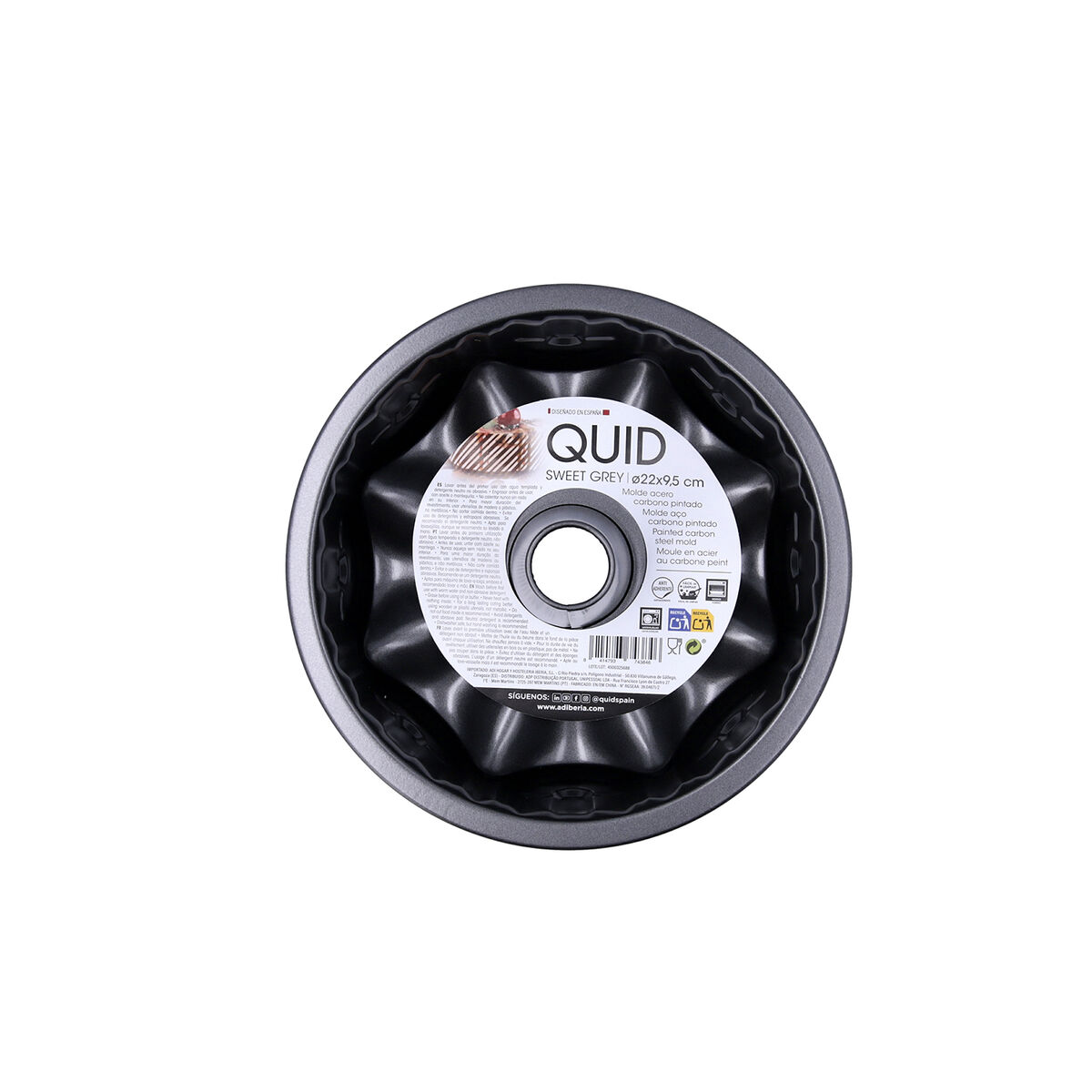 Stampo per Dolci Quid Sweet Grey Grigio Metallo 6 S2712281_4