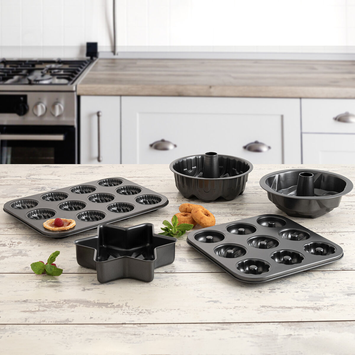 Stampo per Dolci Quid Sweet Grey Grigio (12 Unità) 3 S2712285_1