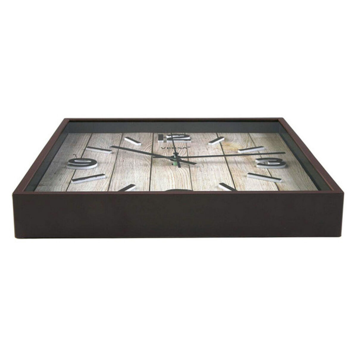 Orologio da Parete Versa Marrone Plastica Escandinavo/Nórdico 4,1 x 28 x 28 cm 3 S3402573_1