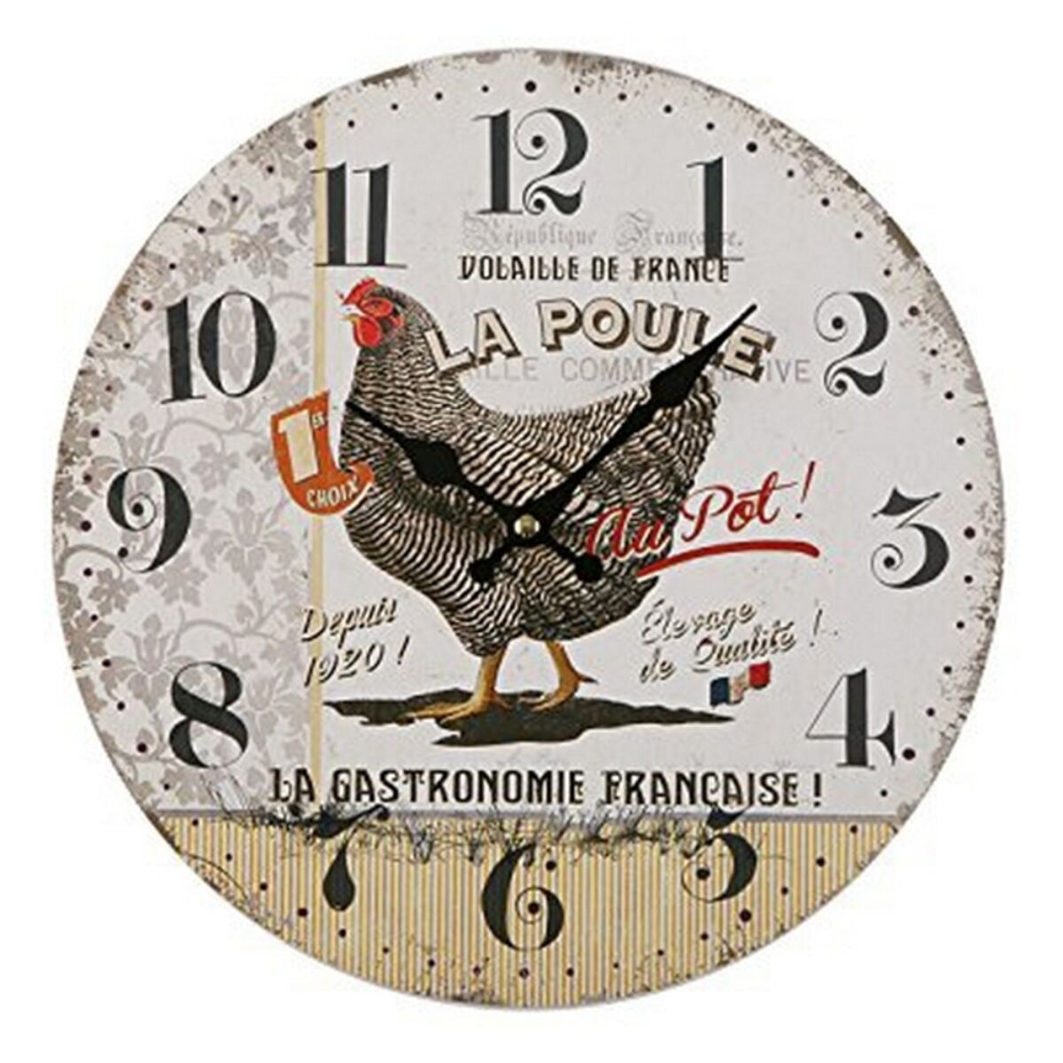 Orologio da Parete Versa Gallina Plastica (5 x 28 x 28 cm) 2 S3400272_0