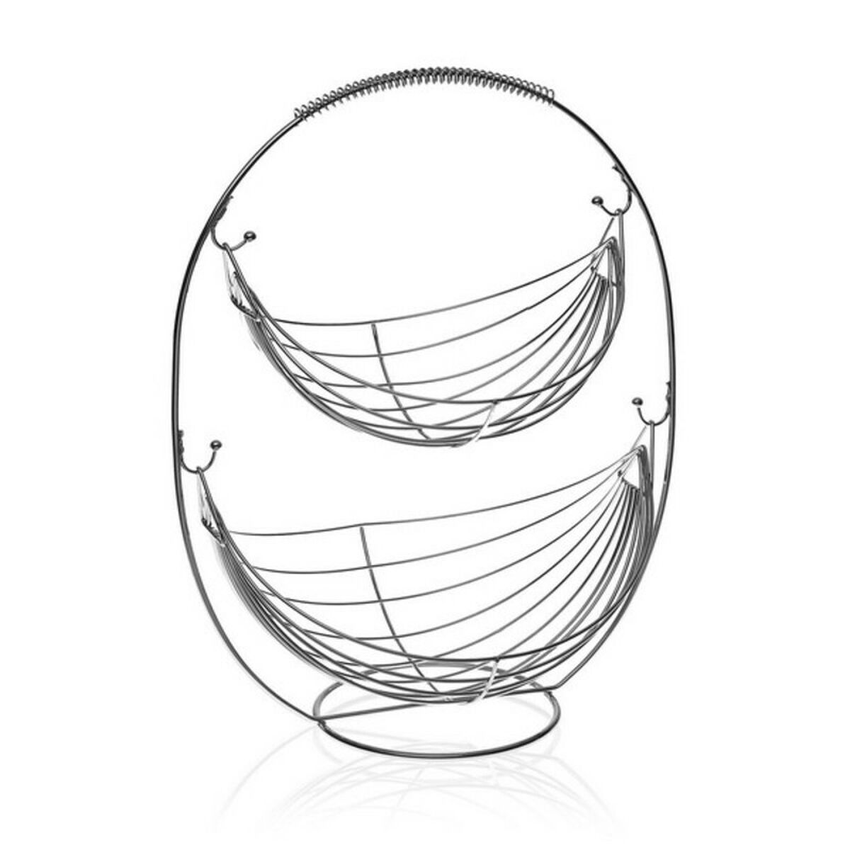 Portafrutta Versa Nero 2 Mensole (27 x 45,5 x 36 cm) 3 S3405839_1