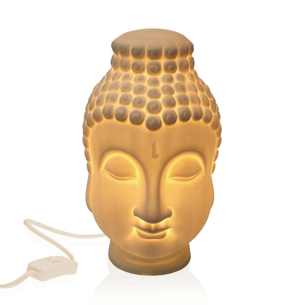 Lampada da tavolo Versa Gautama Buddha Porcellana (15 x 25,5 x 15,5 cm) 3 S3409380_1