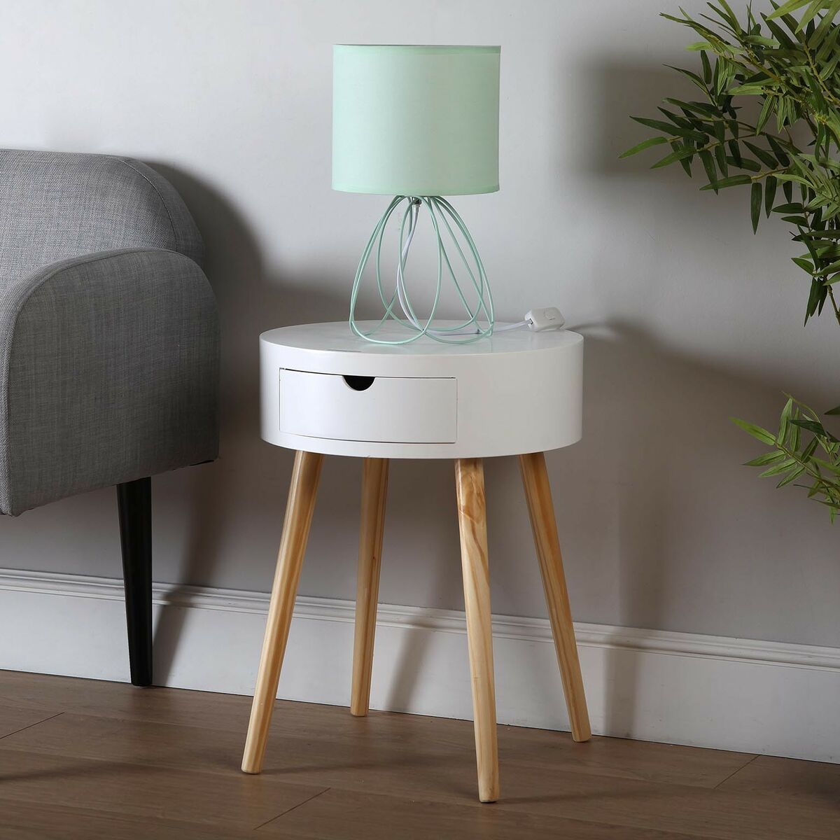 Lampada da tavolo Versa Mila Verde 20 x 36 cm Metallo 3 S3410145_1