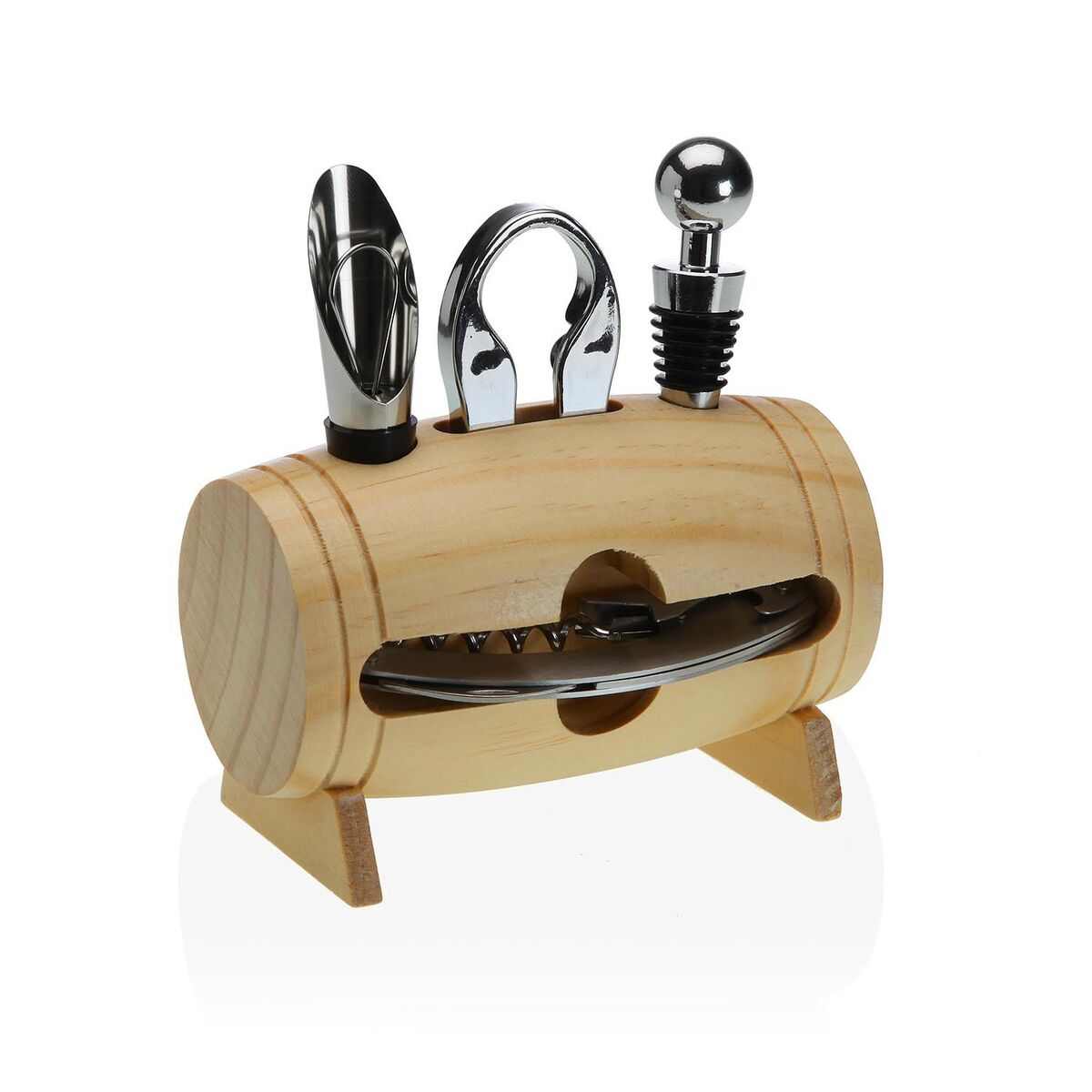 Set di Accessori per il Vino Versa Acciaio 2 S3411498_0