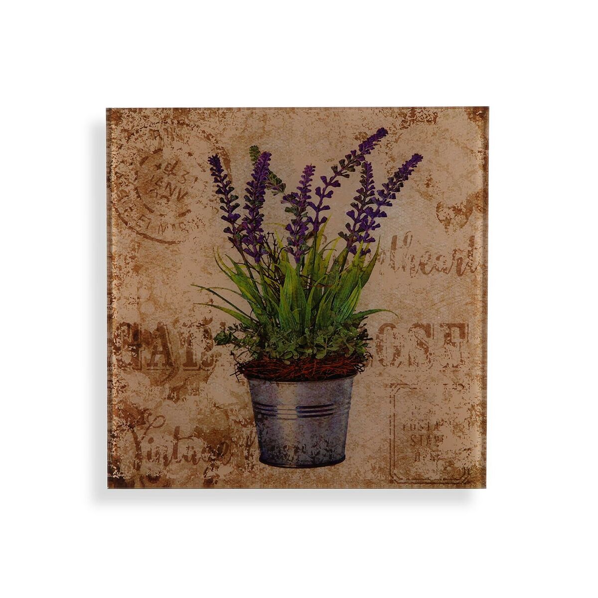 Quadro Versa Lavanda Cristallo 1 x 30 x 30 cm 2 S3411485_0