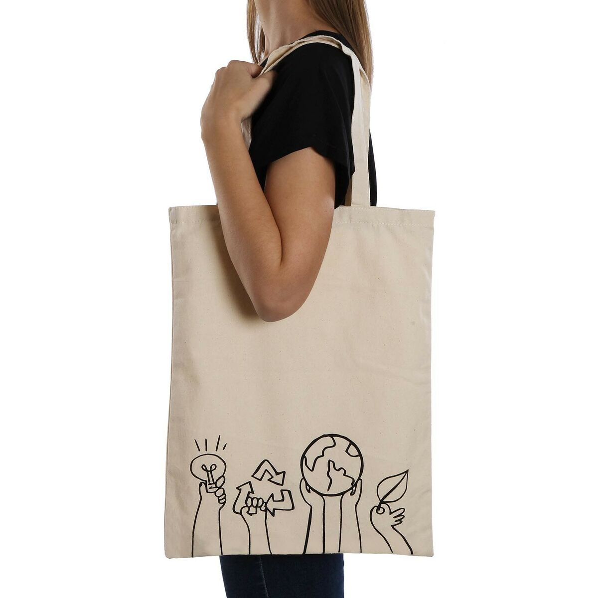 Shopping Bag Versa Poliestere 36 x 48 x 36 cm 3 S3412108_1