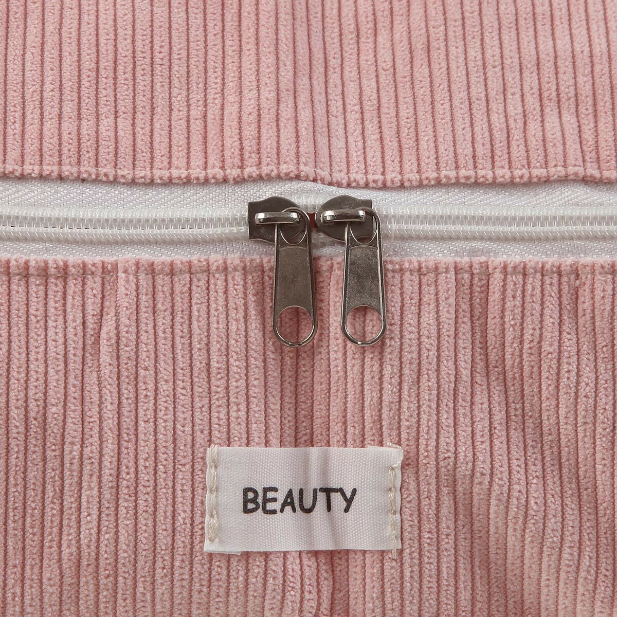 Scatole Portaoggetti Versa Corduroy 38 x 26 x 26 cm Rosa 3 S3412724_1