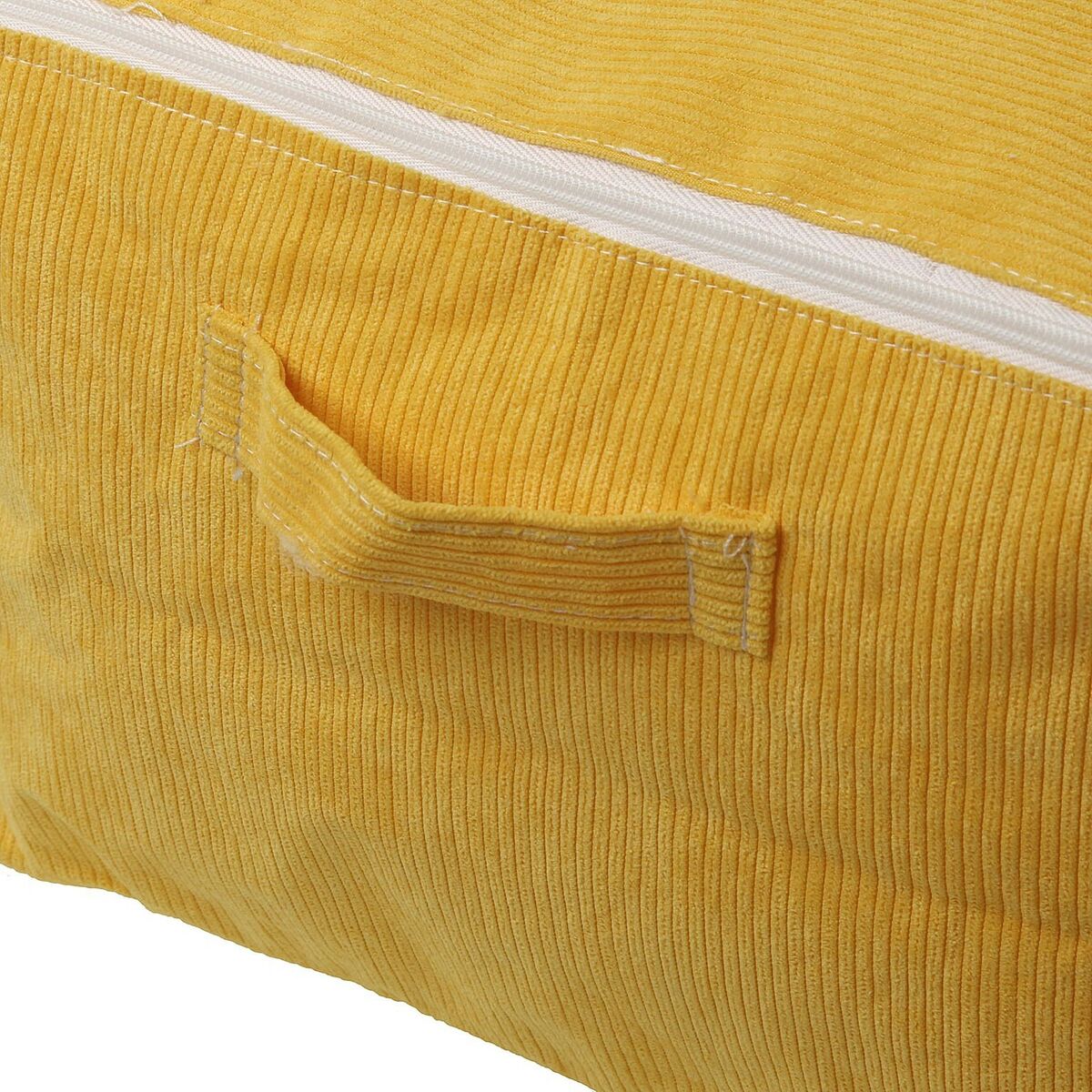 Scatole Portaoggetti Versa Corduroy 40 x 25 x 50 cm Giallo 4 S3412727_2