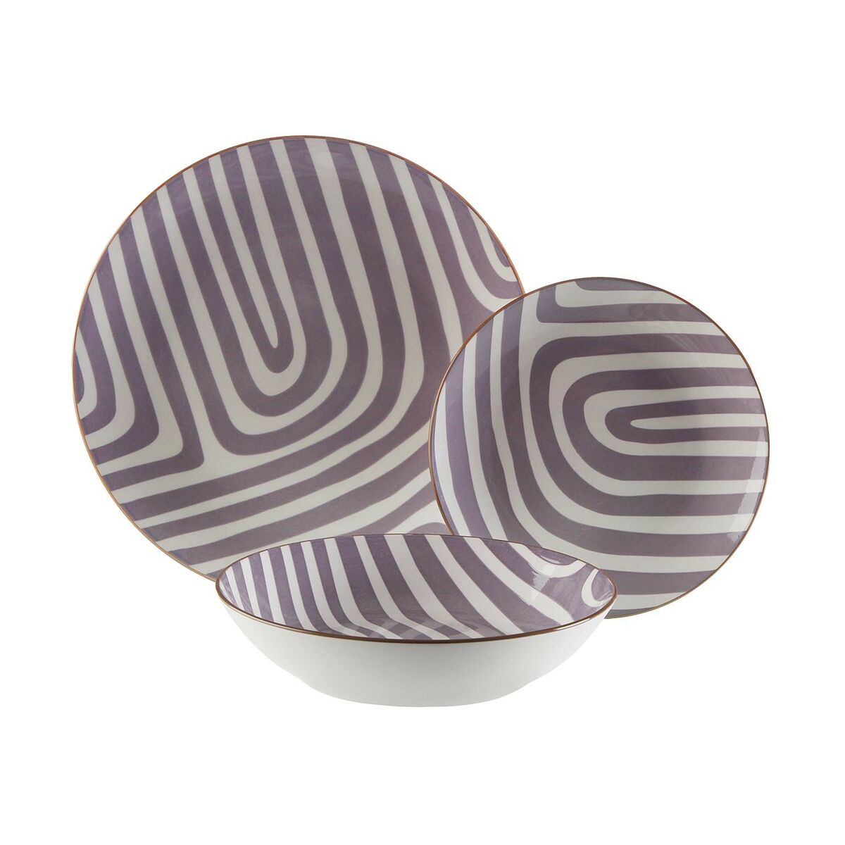 Servizio di Piatti Versa Denali Grigio Porcellana 2 S3413936_0