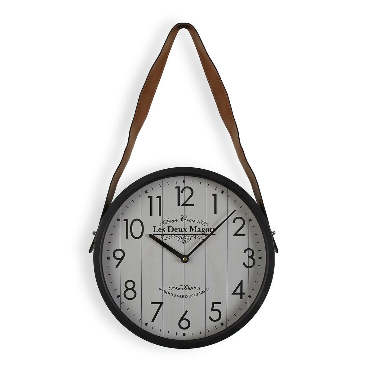 Orologio da Parete Versa Les Deux Magots Metallo 6 x 35 x 35 cm 2 S3413858_0