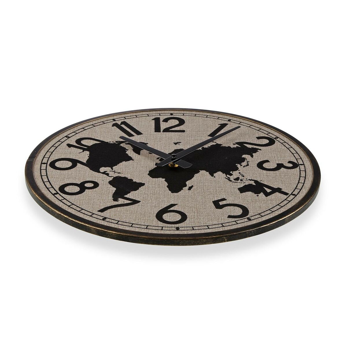 Orologio da Parete Versa Metallo Mappamondo 4 x 40 x 40 cm 3 S3413864_1