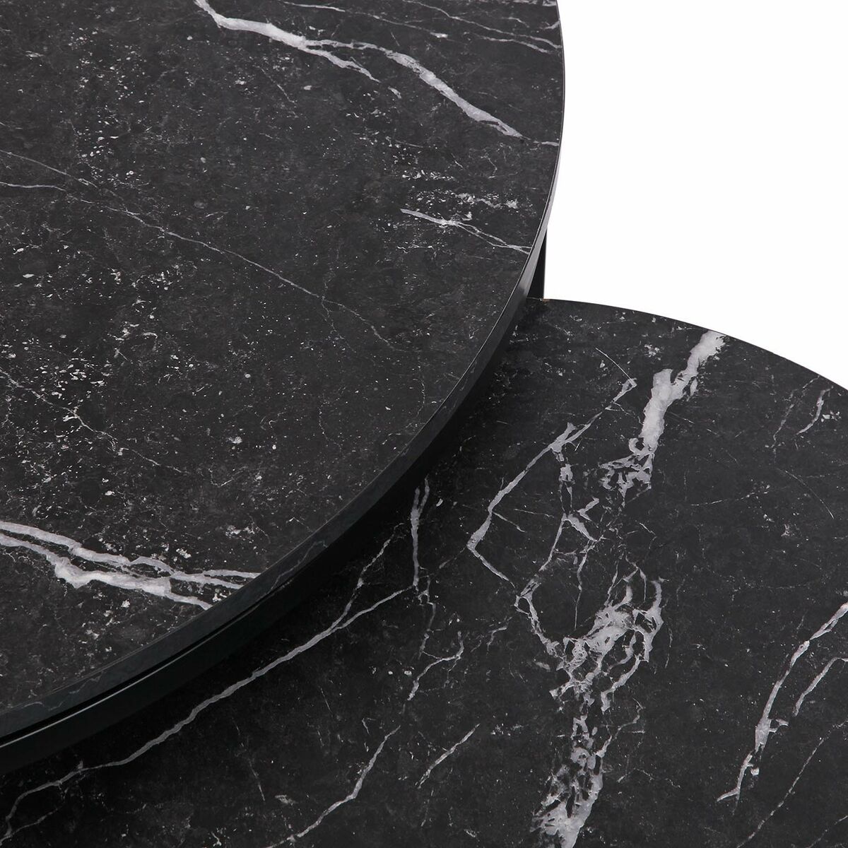 Set di 2 tavoli Versa Aurea 48 x 48 x 42 cm 80 x 80 x 48 cm 3 S3413711_1