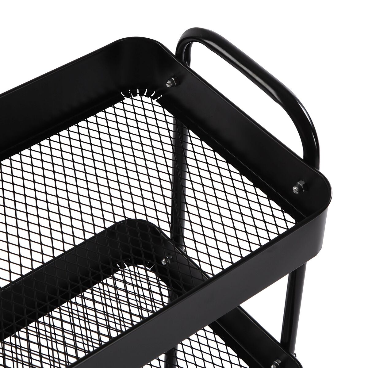 Scaffale da Bagno Versa Nero 30 x 76 x 46 cm 3 S3413670_1