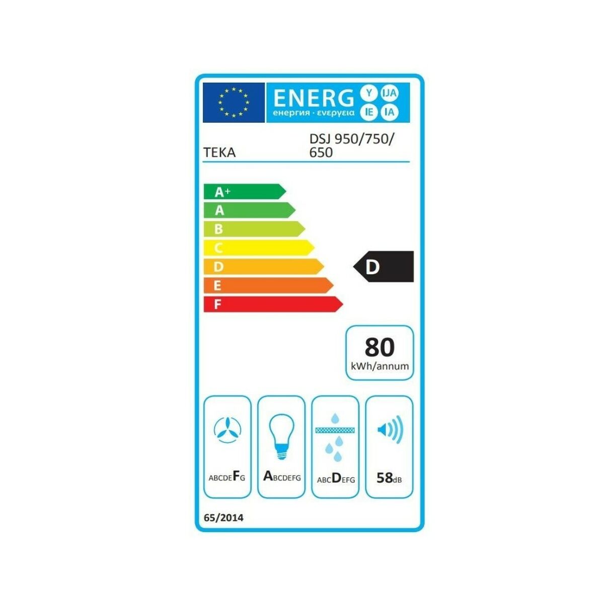Cappa Classica Teka 8421152157299 70 cm 380 m³/h E Argentato Acciaio 3 S0421456_1