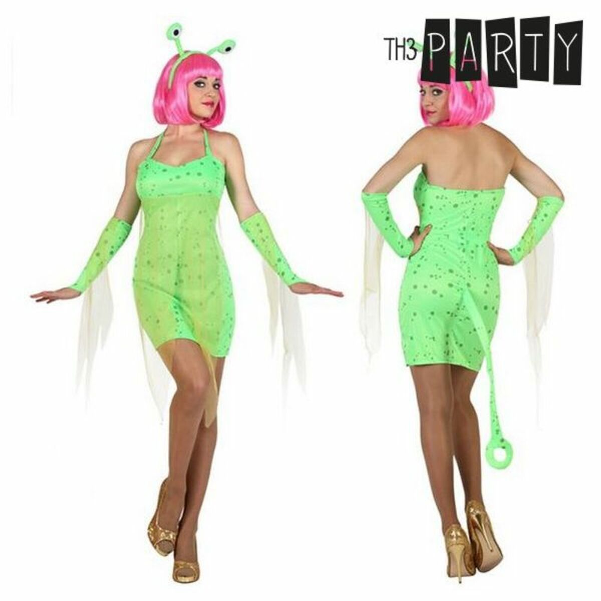 Costume per Adulti Th3 Party Verde 2 S1108693_0