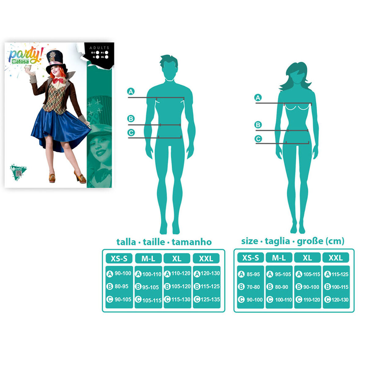 Costume per Adulti Cappellaia Matta 6 S1135815_4