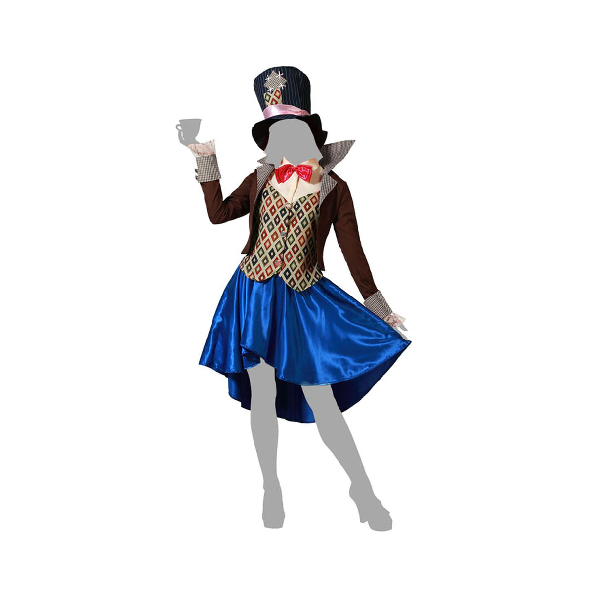 Costume per Adulti Cappellaia Matta 7 S1135815_5