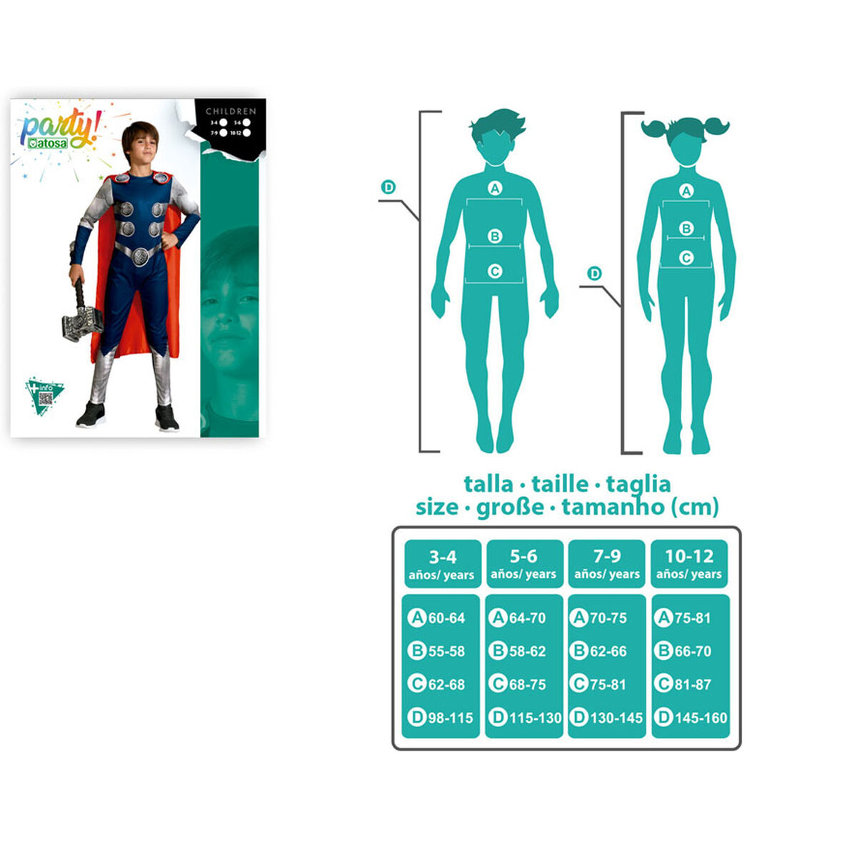 Costume per Bambini Supereroe 6 S1135825_4