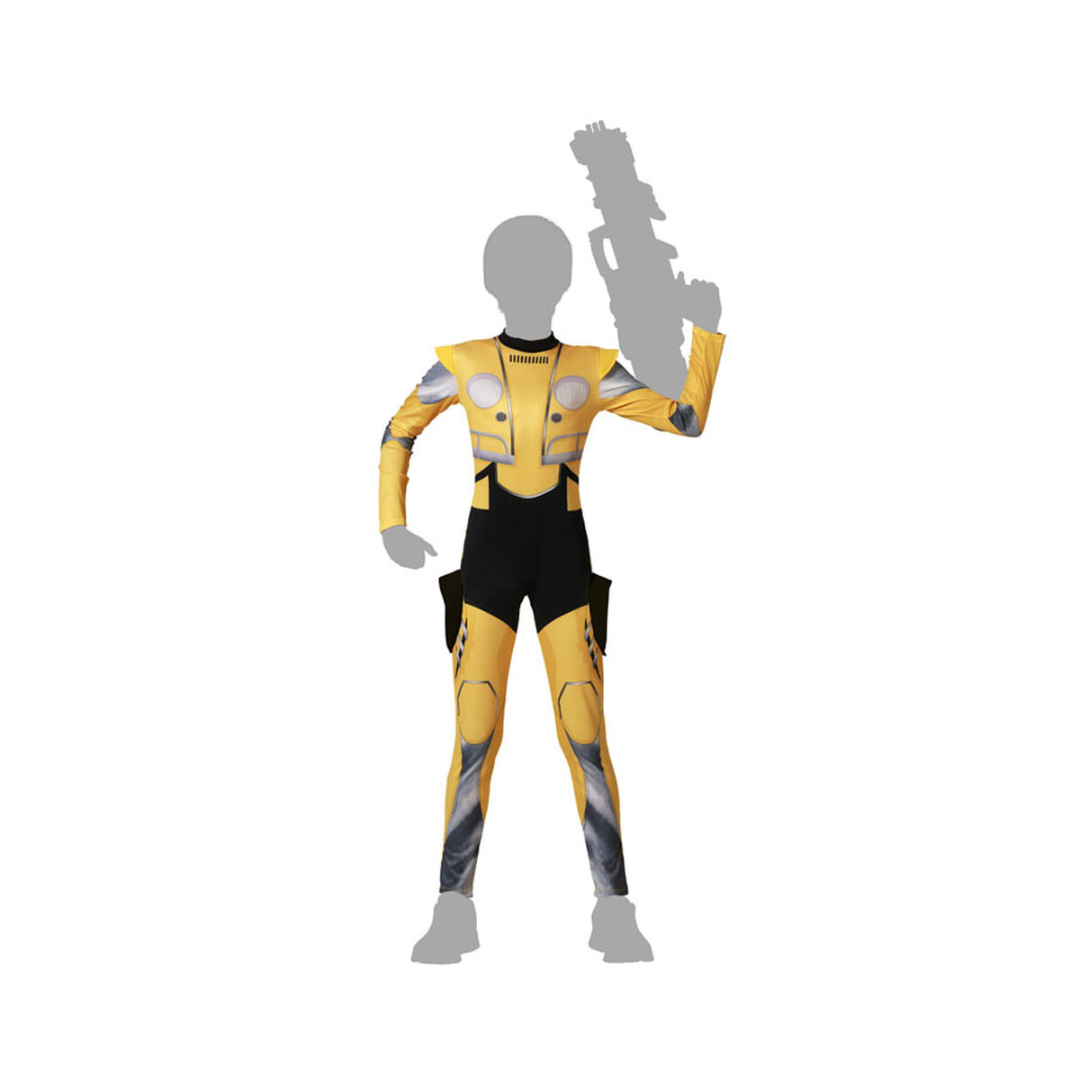 Costume per Bambini Robot Giallo 6 S1135821_4