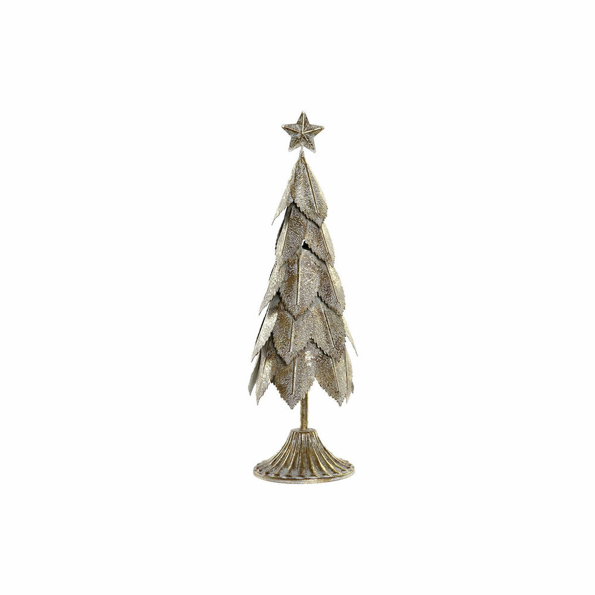 Decorazione Natalizia DKD Home Decor Albero Metallo (12 x 12 x 37 cm) 2 S3025199_0