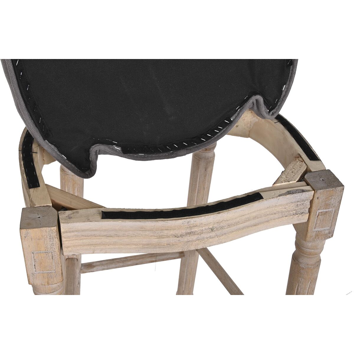 Sgabello DKD Home Decor Grigio scuro Abete 48 x 54 x 118 cm 5 S3023627_3