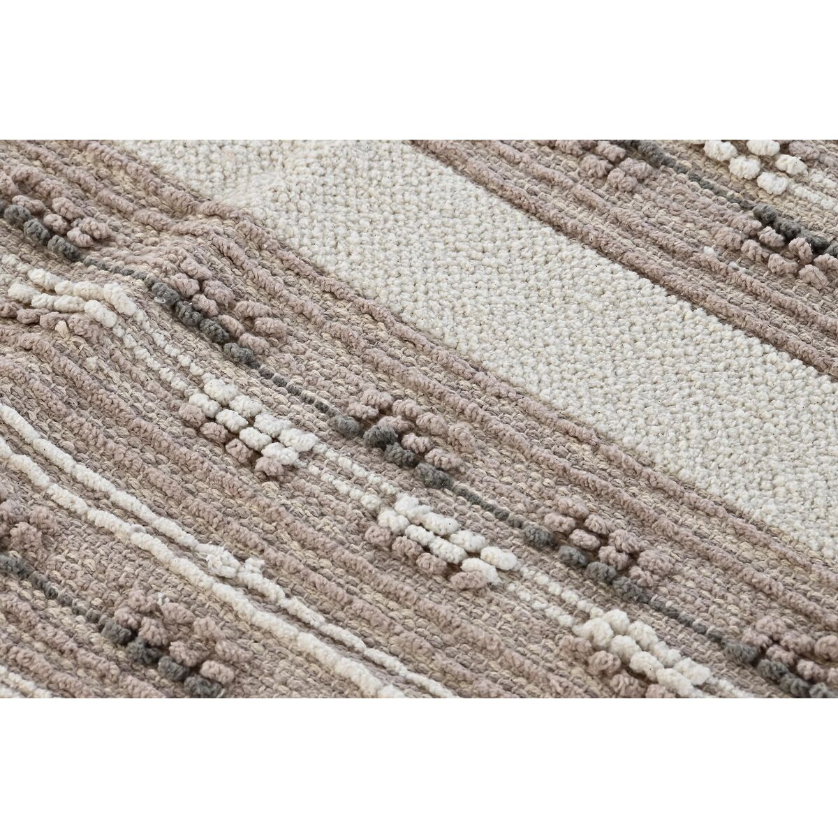 Tappeto DKD Home Decor Frange Boho Poliestere Cotone (160 x 230 cm) 3 S3038465_1